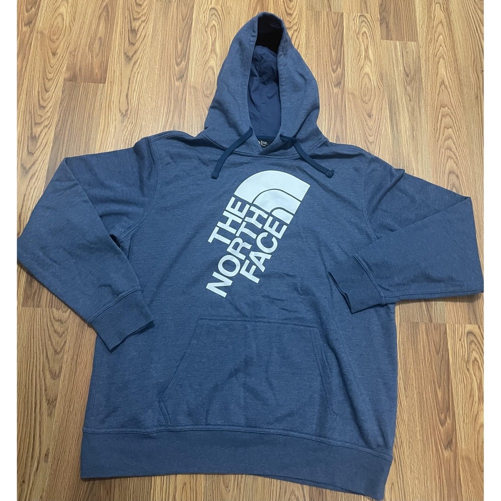 The North Face Hoodie Mens XL Half Dome Logo Pullover Fleece Outdoor Hiking